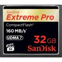 SanDisk CompactFlash Extreme Pro 32 GB, Speicherkarte schwarz, UDMA 7