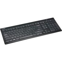 Kensington Advance Fit flache kabellose Tastatur schwarz, US-Layout
