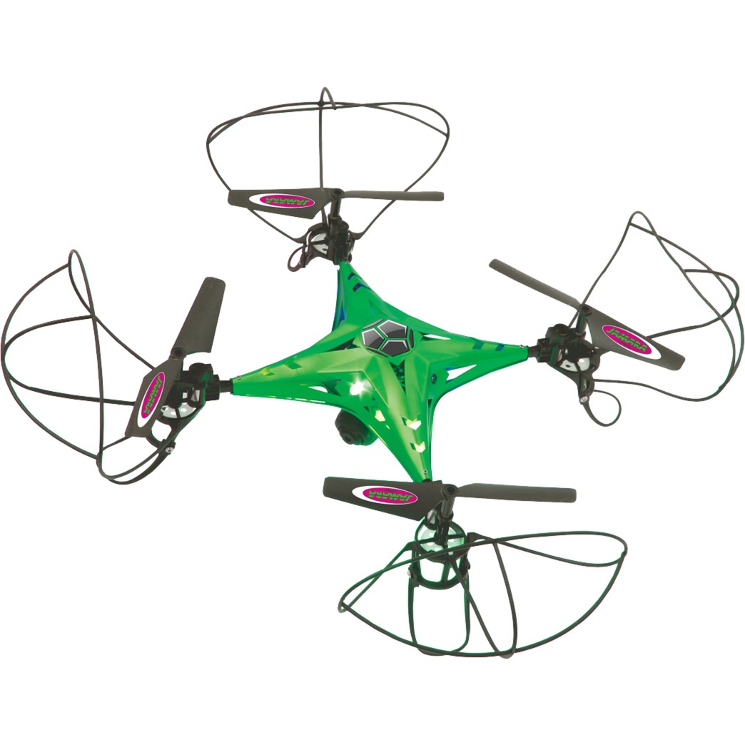 CamAlu Altitude dron z kamerą Czarny, Zielony 4 wirniki 650 mAh