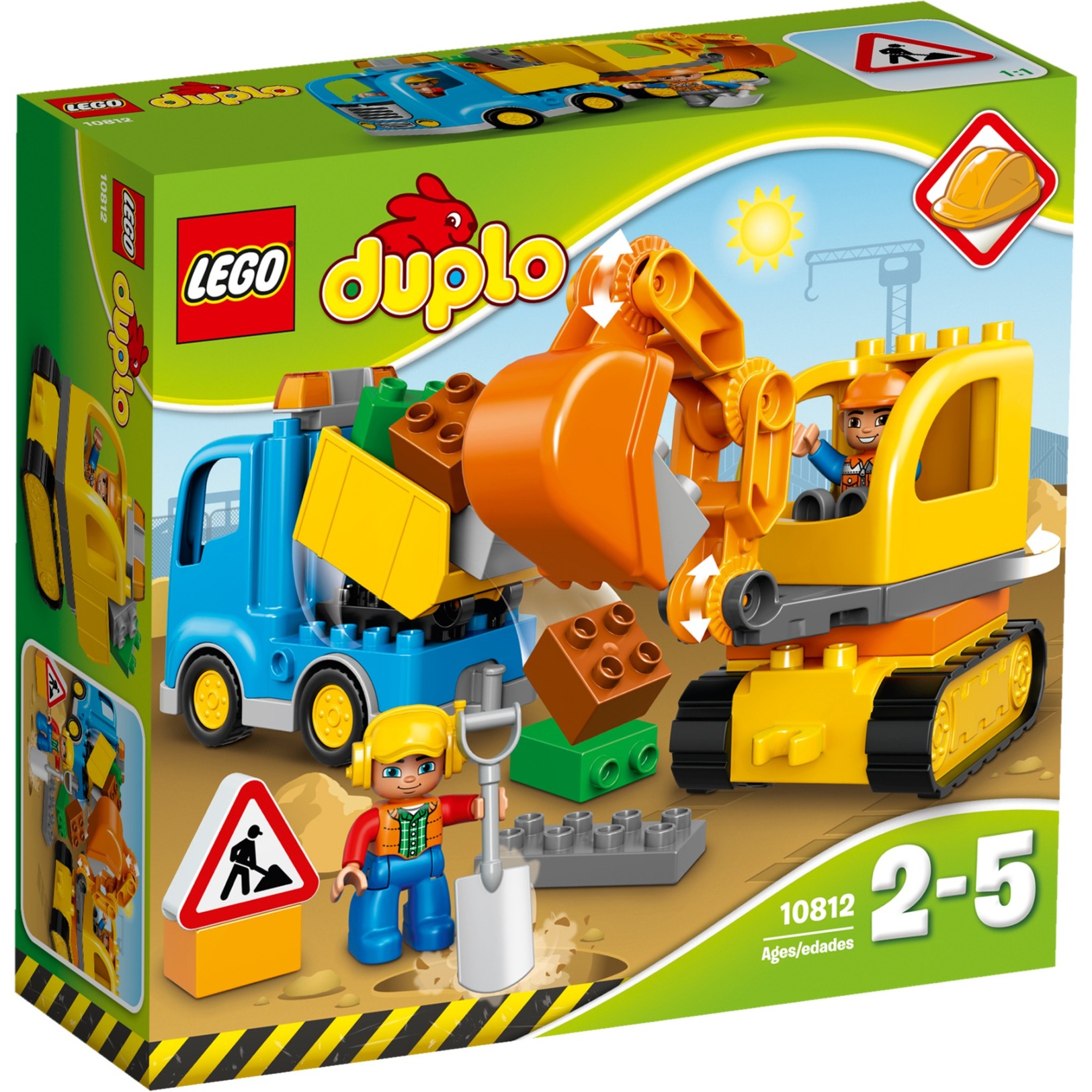 DUPLO Truck & Tracked Excavator zestaw budowlany, Zabawki konstrukcyjne