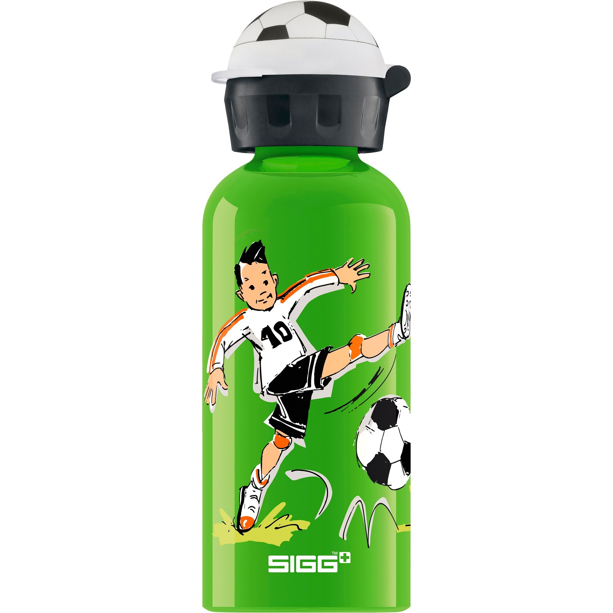 Footballcamp bidon 400 ml Codzienne u?ytkowanie Zielony Aluminium, Drinking bottle