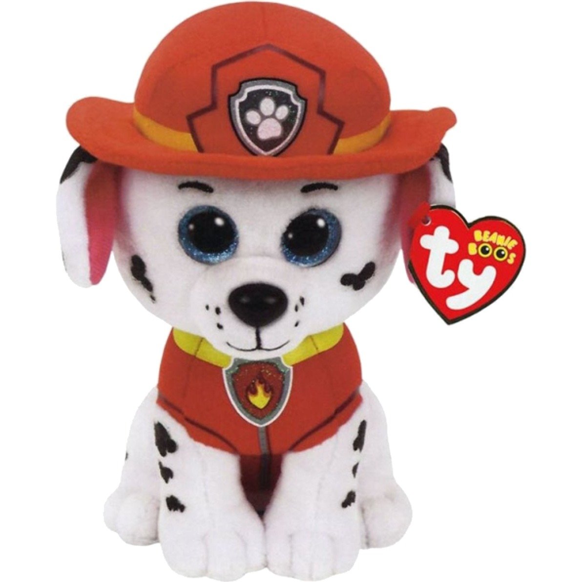 Marshall Pies zabawka Czarny, Czerwony, Biały, Pluszowe zwierzę