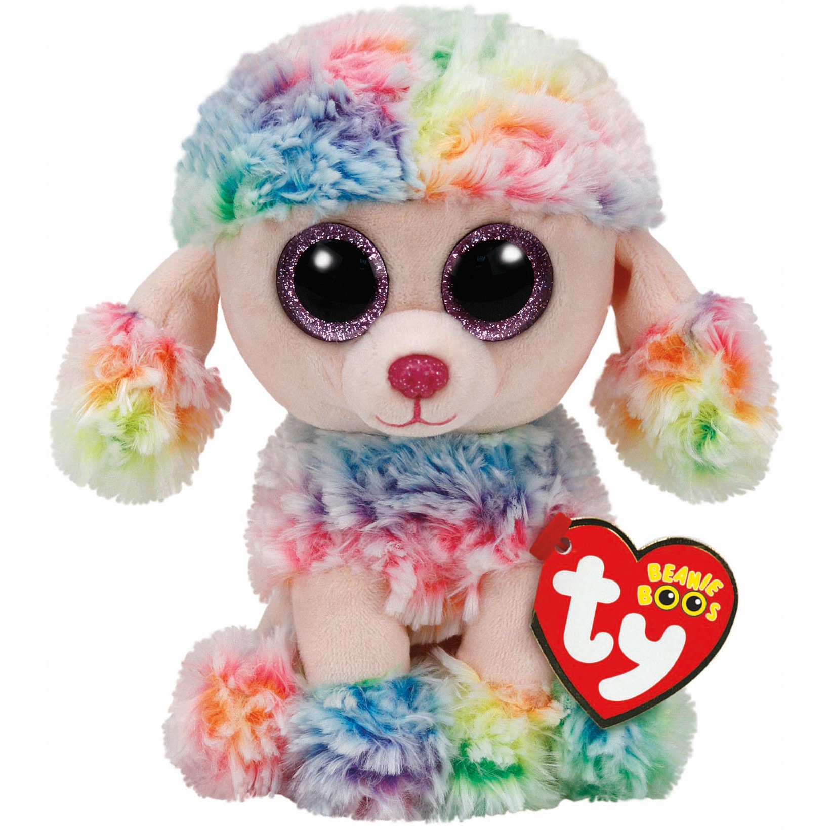Rainbow Pies zabawka Wielobarwność Plusz, Pluszowe zwierzę
