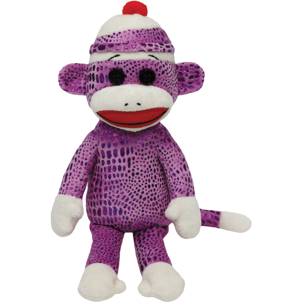 Sock Monkey Zabawka małpka Różowy, Pluszowe zwierzę