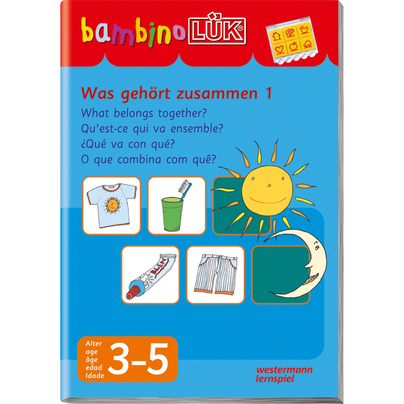 Bambino Was gehört zusammen 1 książka dla dzieci, Książki edukacyjne