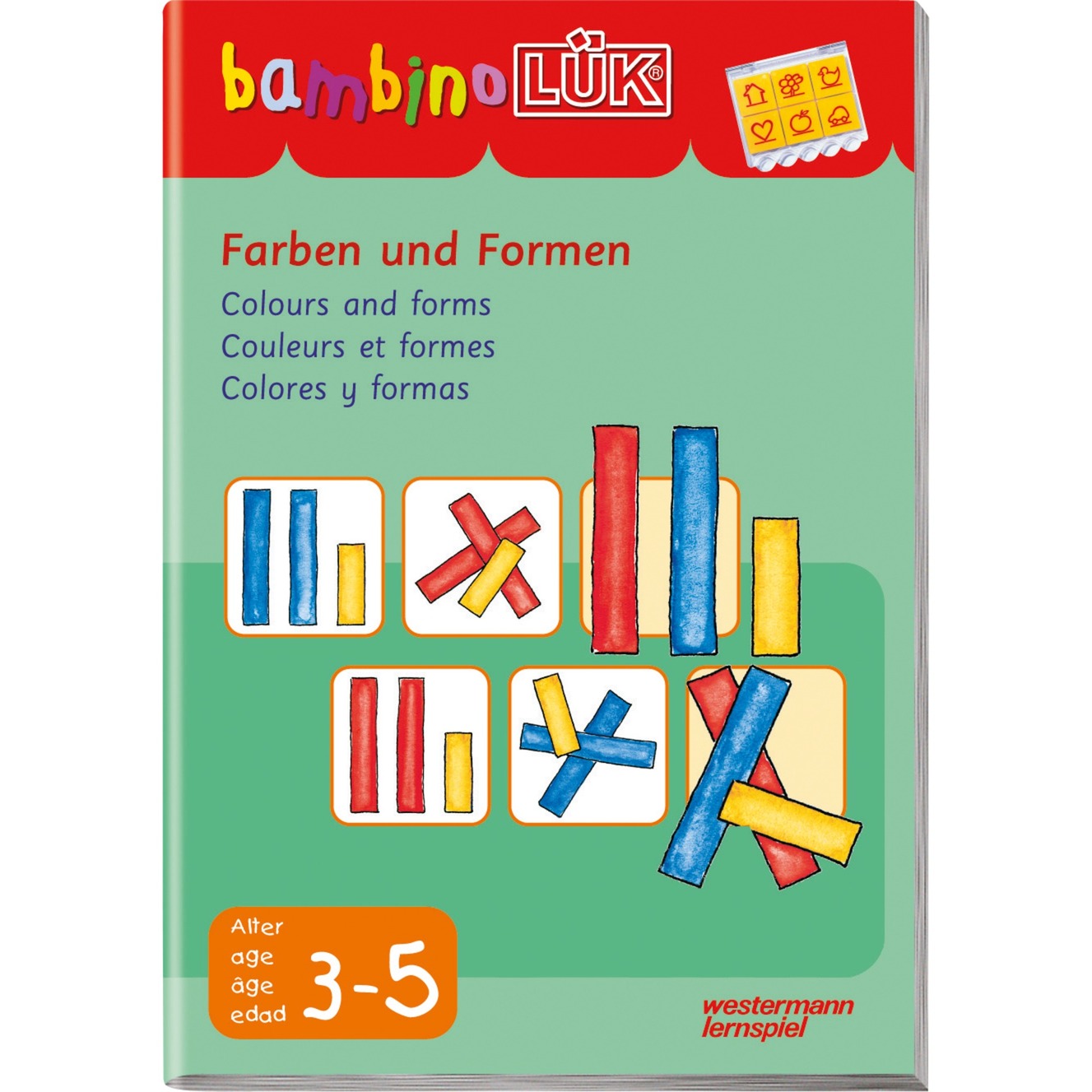 Farben und Formen książka dla dzieci, Książki edukacyjne