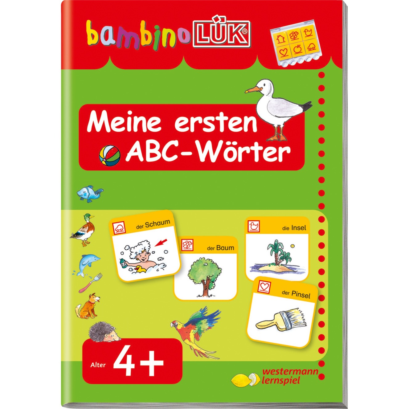bambinoLÜK Meine ersten ABC-Wörter książka dla dzieci, Książki edukacyjne