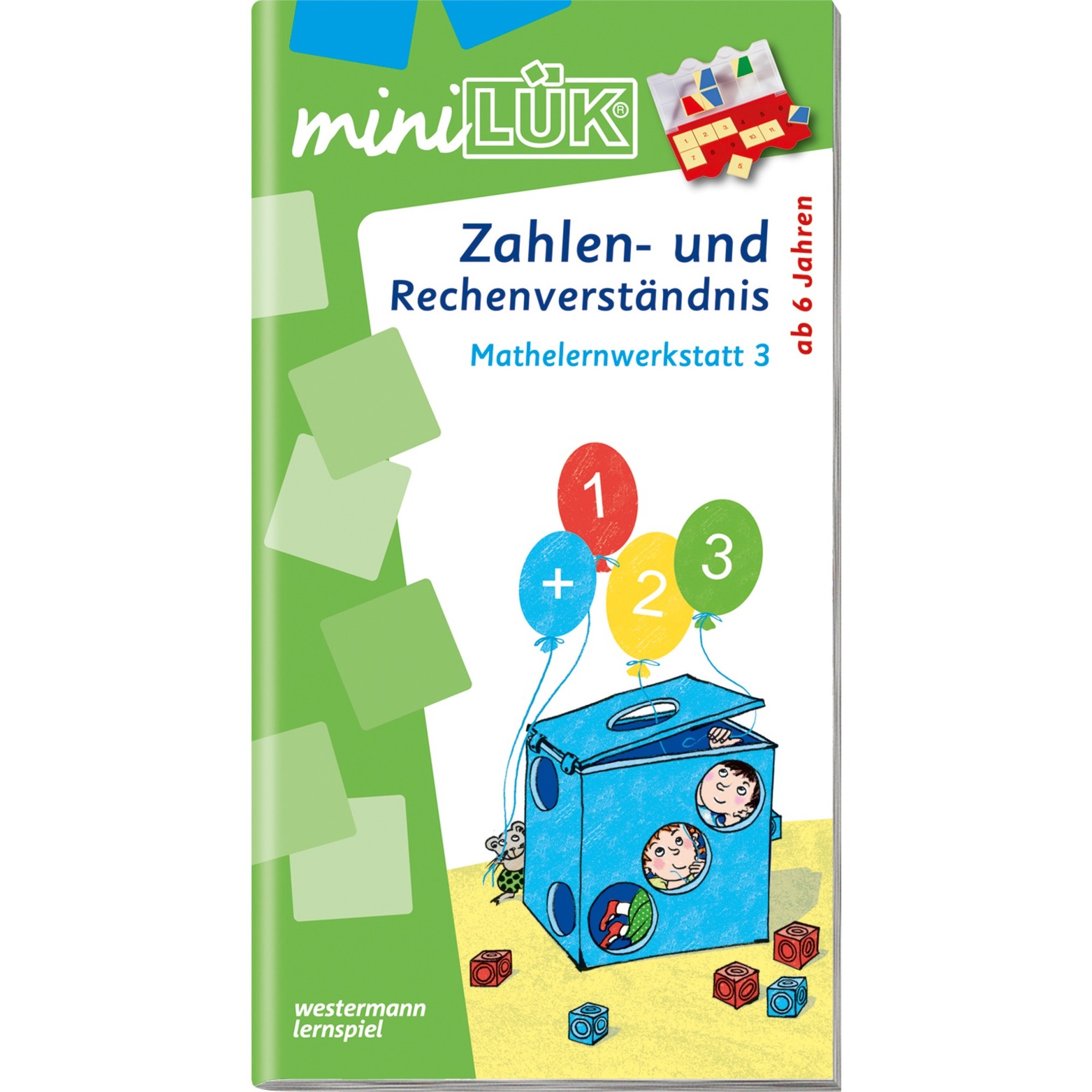 miniLÜK Zahlen- und Rechenverständnis Mathelernwerkstatt 3 książka dla dzieci, Książki edukacyjne