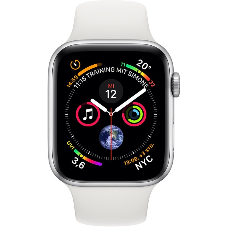 Watch Series 4 inteligentny zegarek Srebrny OLED GPS, SmartWatch