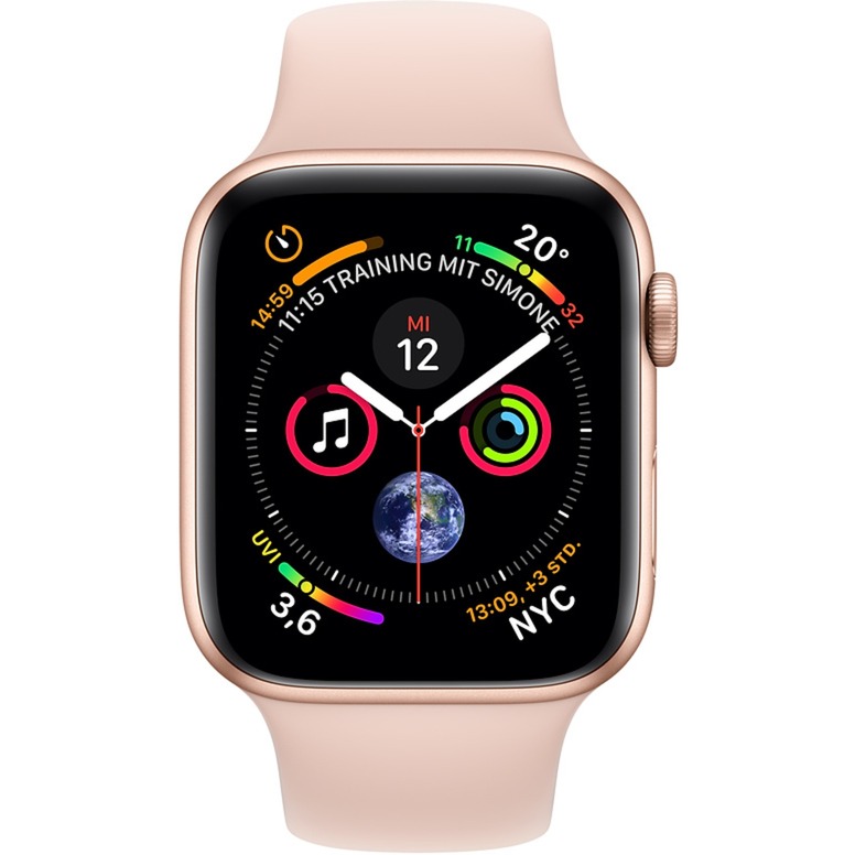 Watch Series 4 inteligentny zegarek Złoto OLED GPS, SmartWatch