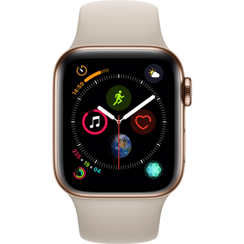 Watch Series 4 inteligentny zegarek Złoto OLED Komórkowa GPS, SmartWatch