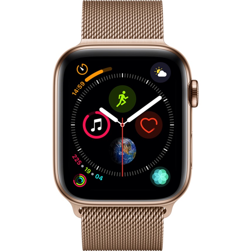 Watch Series 4 inteligentny zegarek Złoto OLED Komórkowa GPS, SmartWatch
