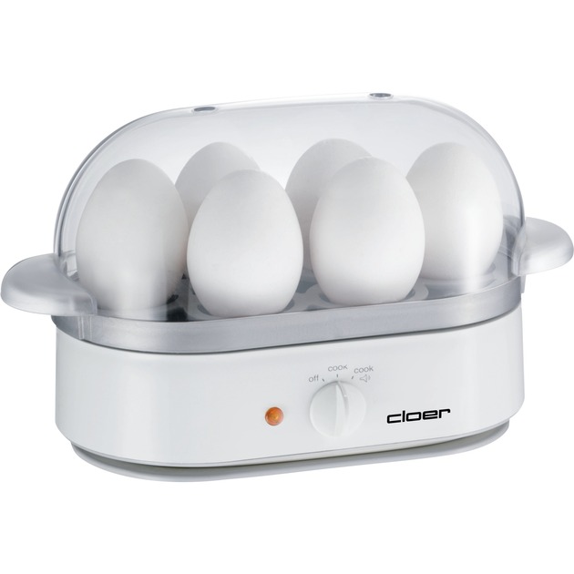 6091 6egg(s) Biały jajowar, Urządzenie do gotowania jajek