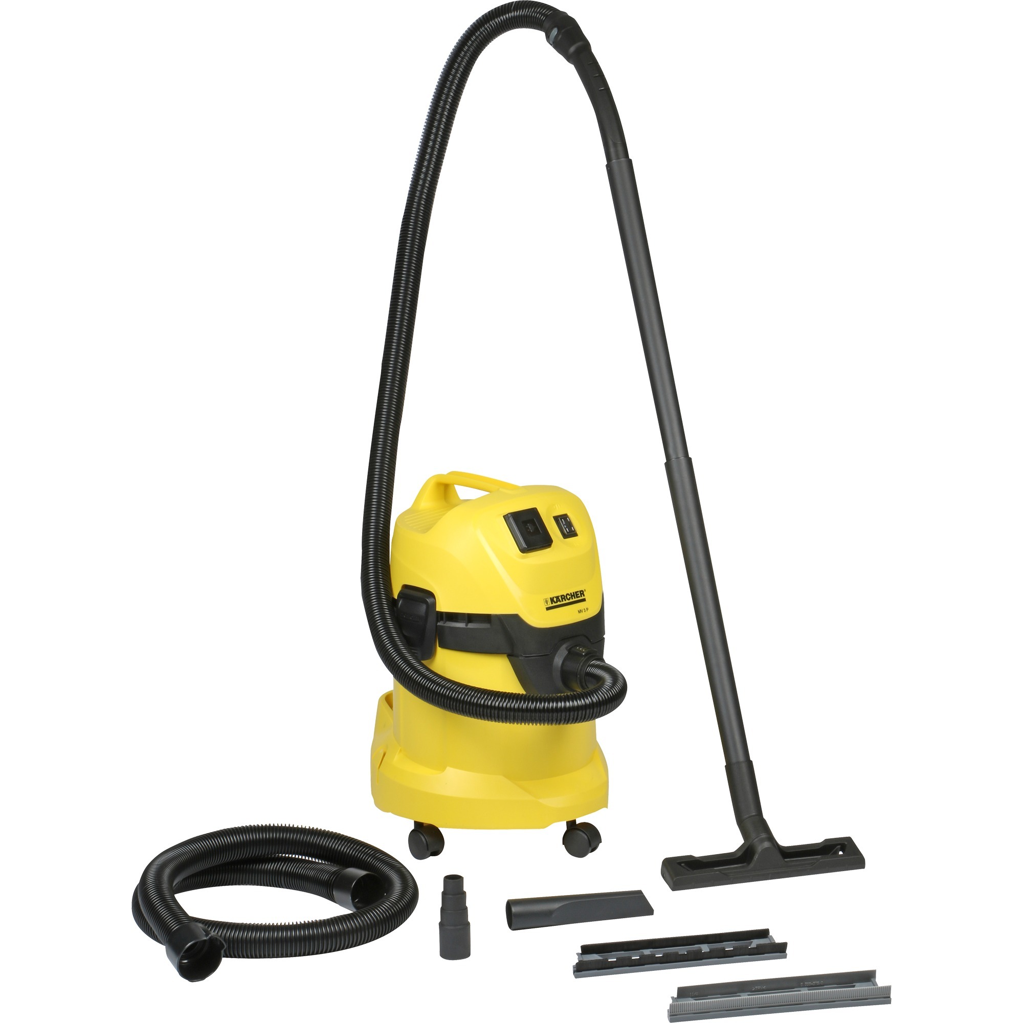 WD 3 P 1400 W B?ben pró?niowy 17 L Czarny, ?ó?ty, Wet/dry vacuum cleaner