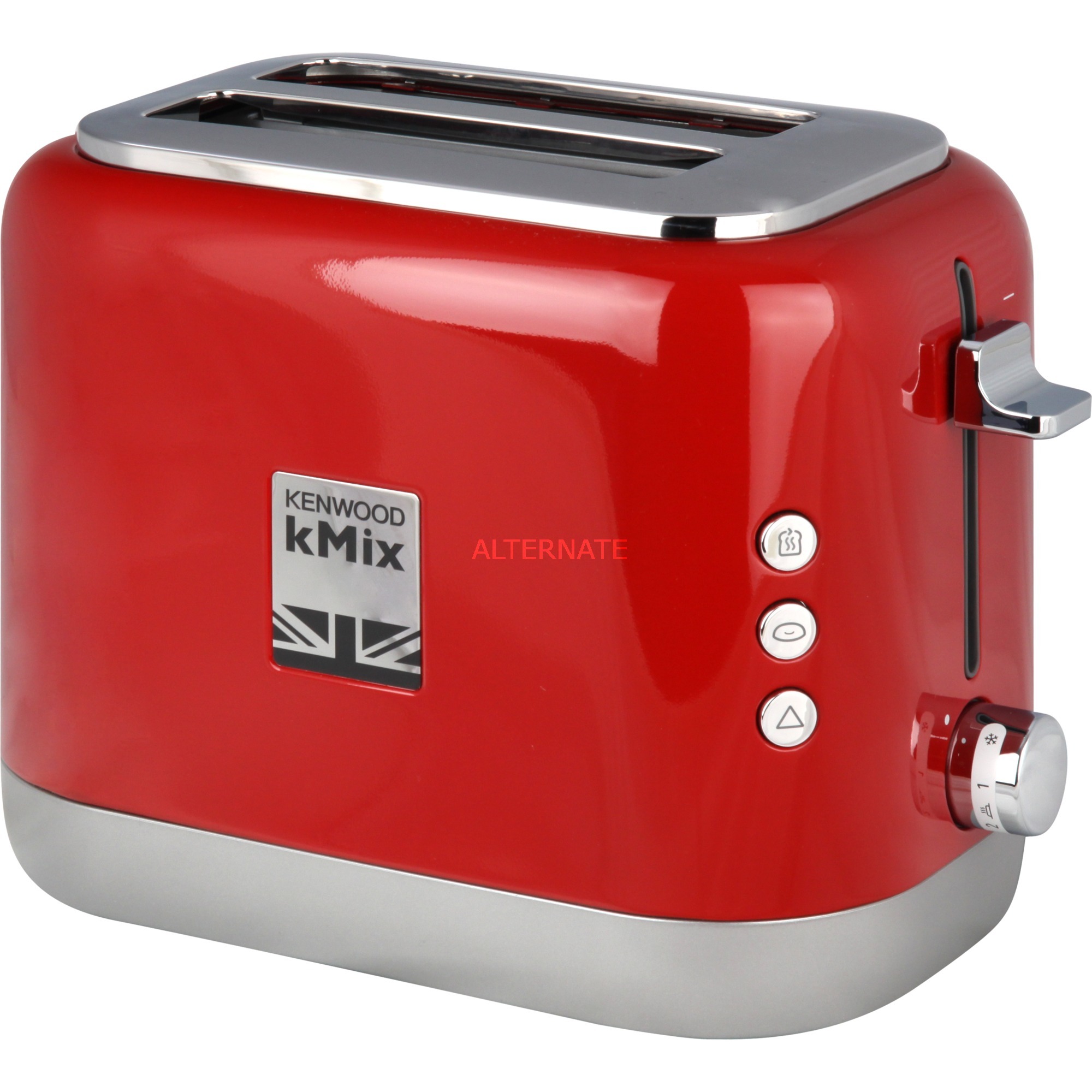 TCX751RD toster 2 kawa?ek(i) Czerwony 900 W