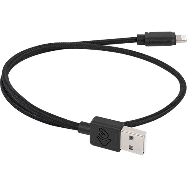 Lightning - USB 2.0 M/M 0.5 m kabel do telefonu USB A Podświetlany Czarny 0,5 m