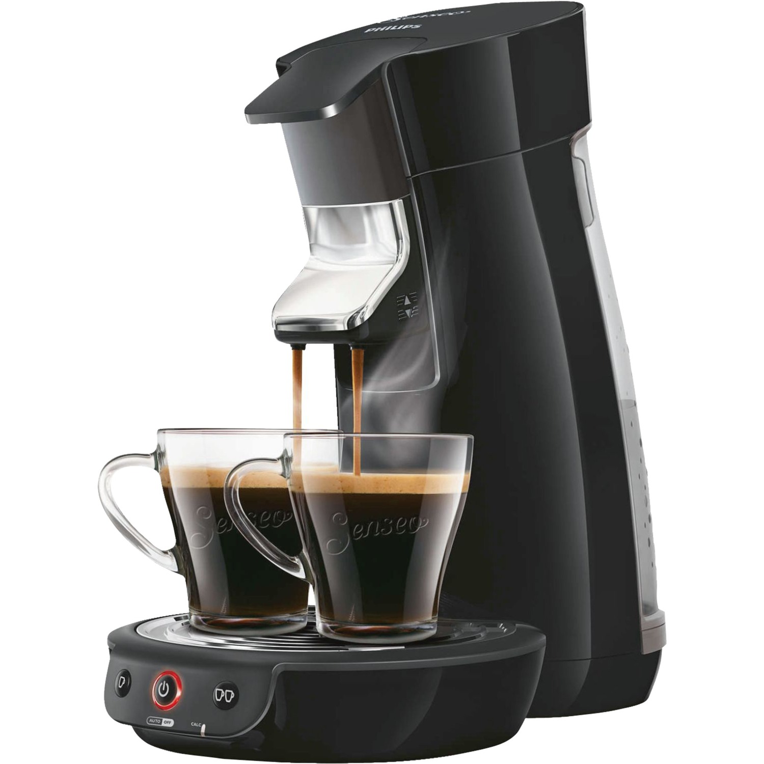 Viva Café HD7829/60 ekspres do kawy Wolnostojący Ekspres do kawy na kapsułki Czarny 0,9 L 6 kubki Półautomatyczny, Ekspres na pady