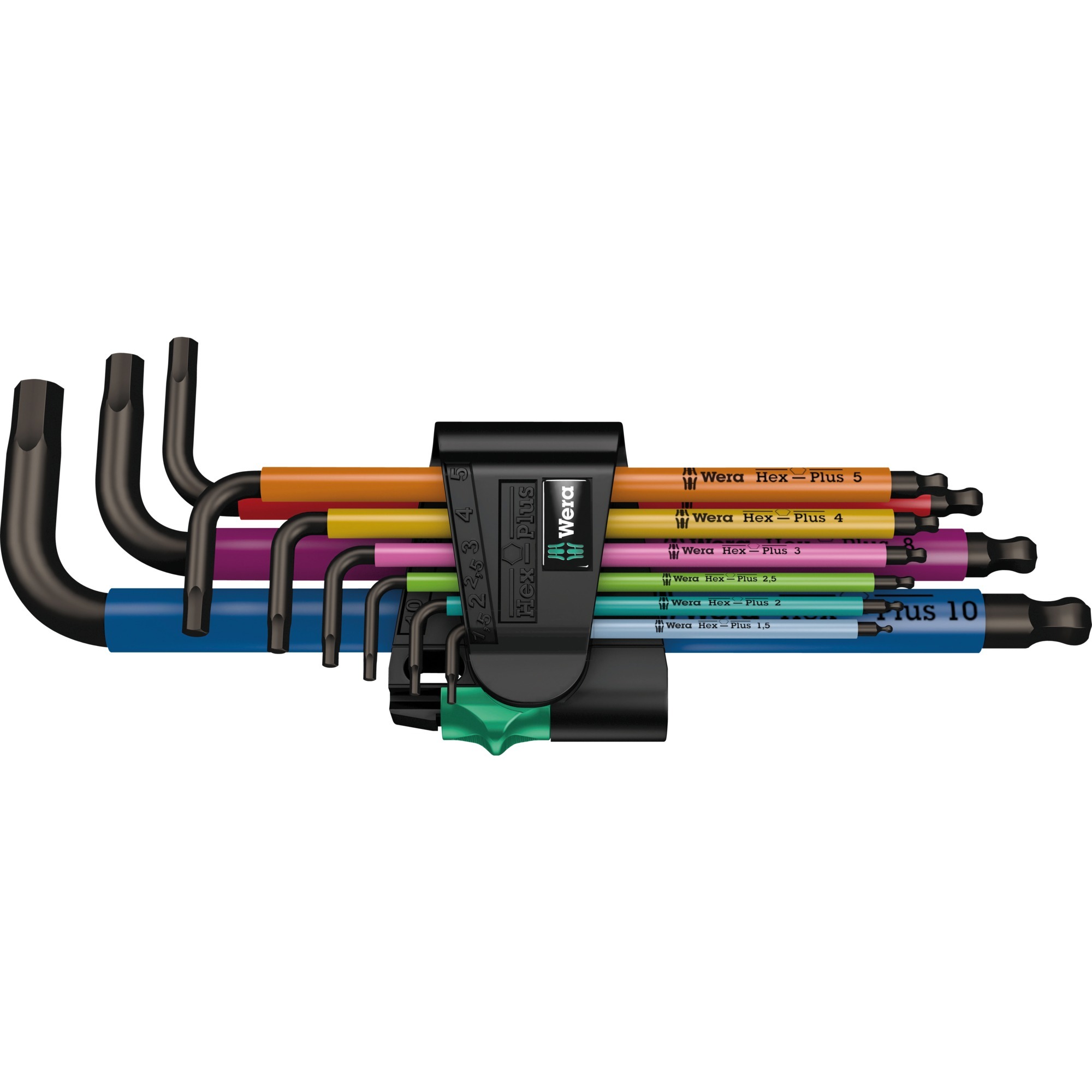 950 SPKL/9 SM N SB Multicolour Zestaw kluczy trzpieniowych z kulką, Śrubokręt