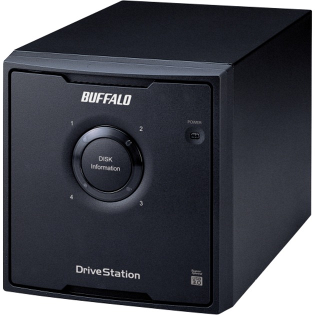 DriveStation HD-QHU3 macierz dyskowa 8 TB Pulpit Czarny, Dysk twardy