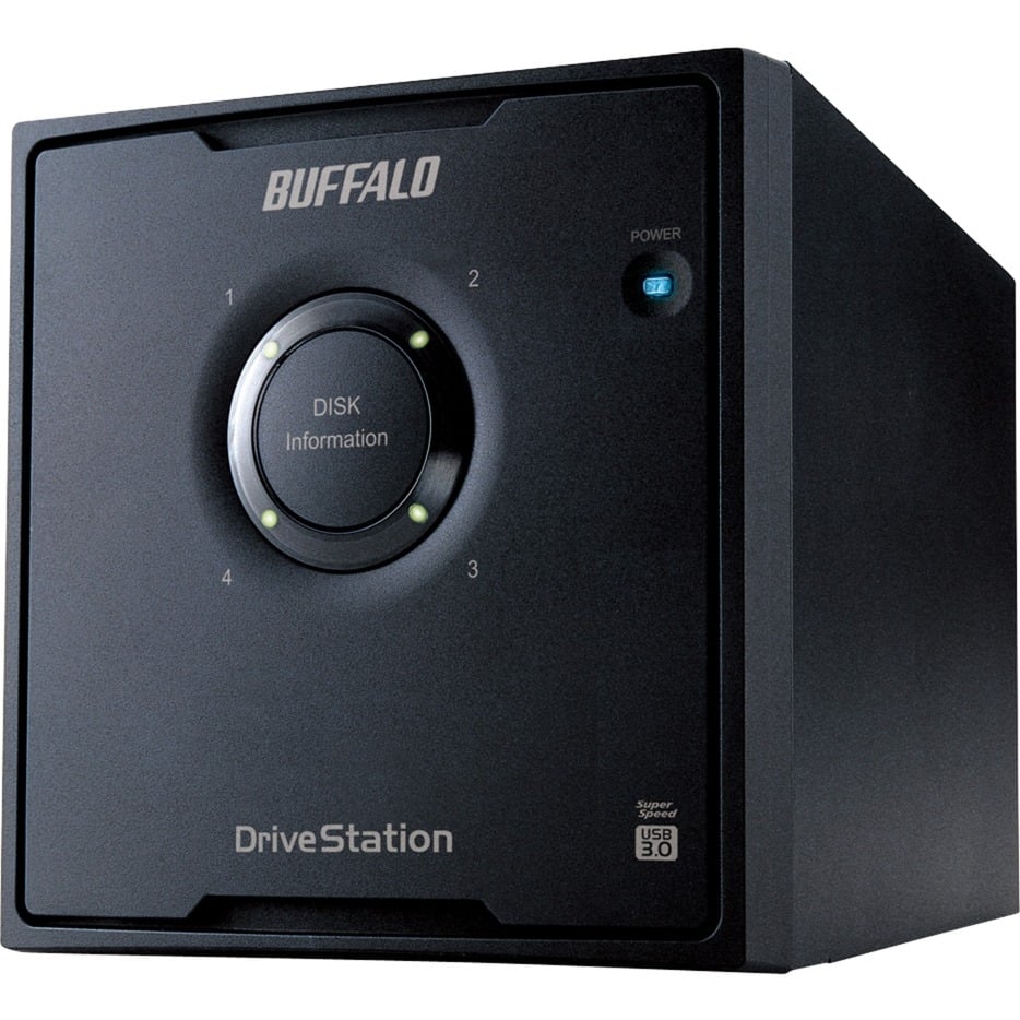 DriveStation Quad USB 3.0 12TB macierz dyskowa Pulpit Czarny, Dysk twardy