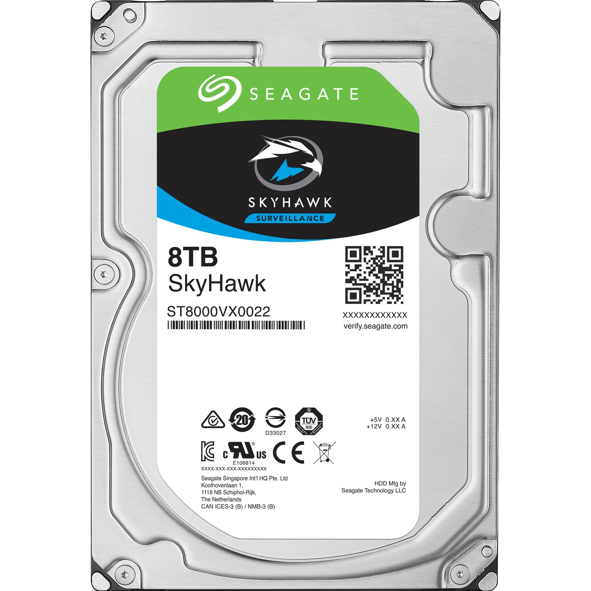 SkyHawk ST8000VX0022 dysk twardy HDD 8000 GB Serial ATA III