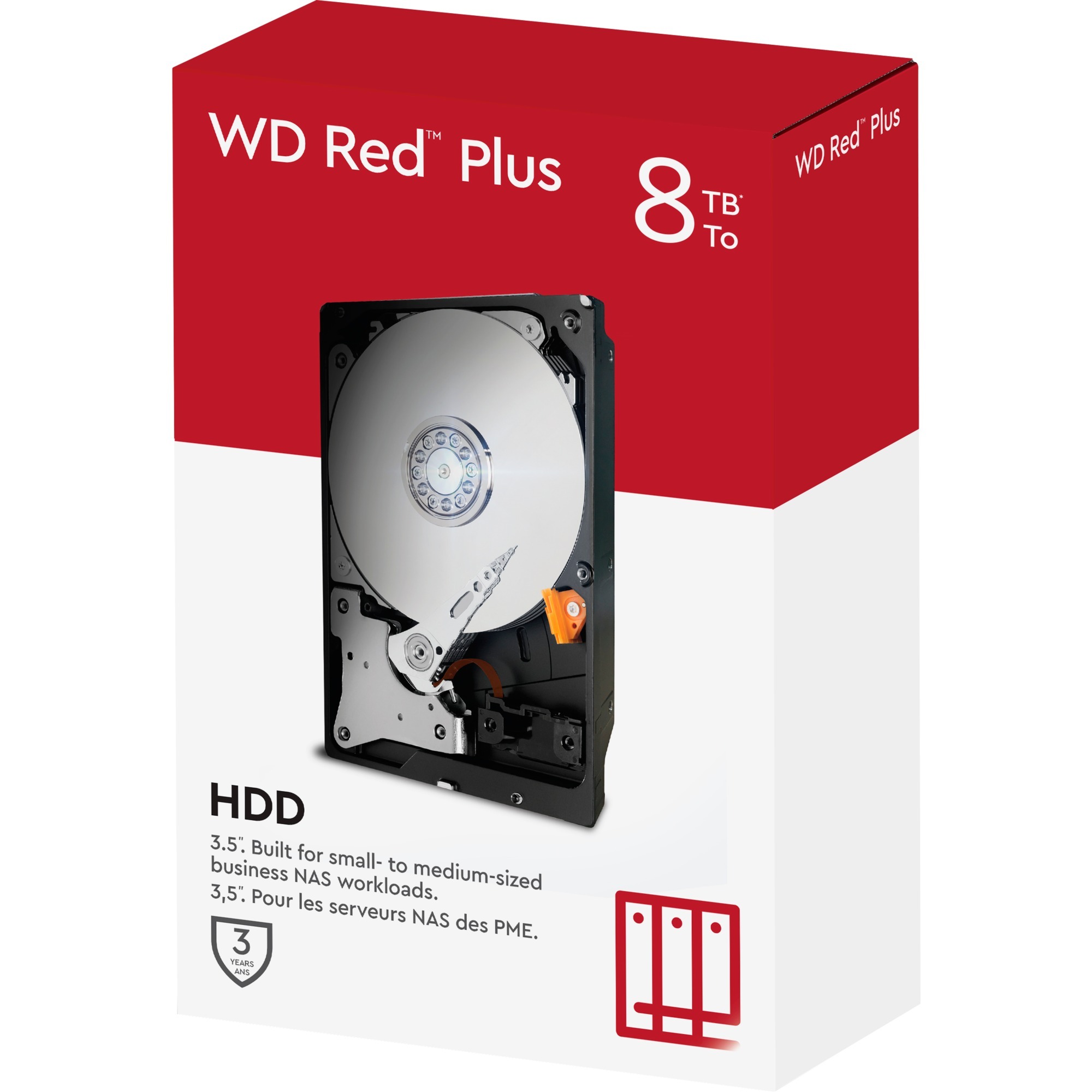 Red dysk twardy HDD 8000 GB Serial ATA III