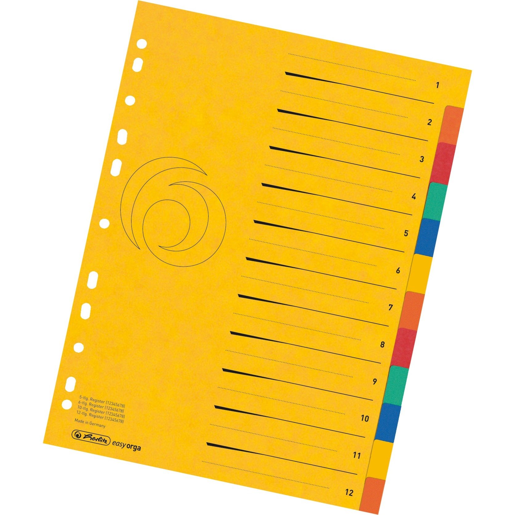1115938 Żółty karta katalogowa, Dividing strip