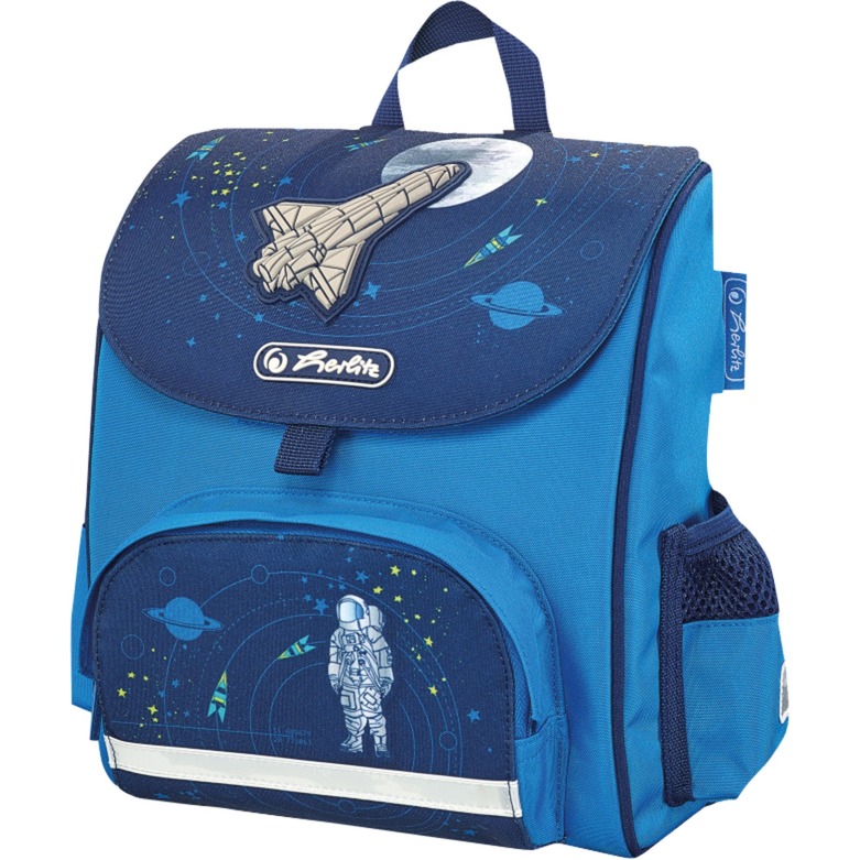 Mini Softbag Space Chłopiec School backpack Niebieski, Plecaki szkolne