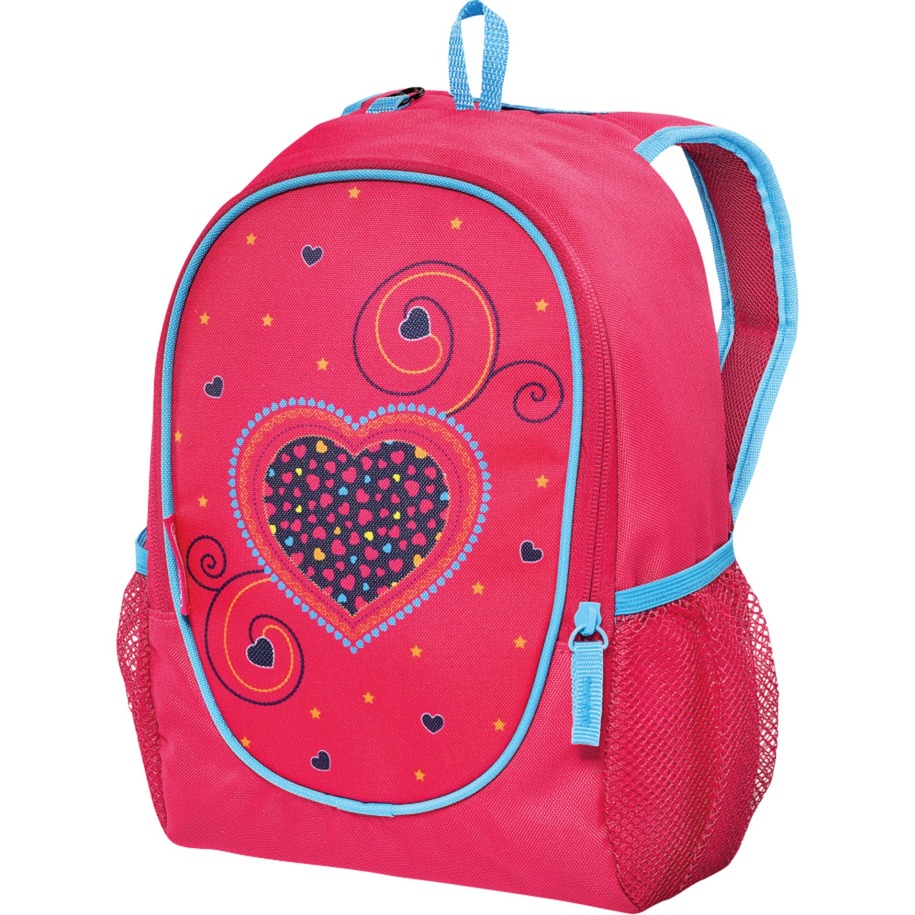 Rookie Pink Hearts Dziewczyna School backpack Niebieski, Ró?owy, Plecak
