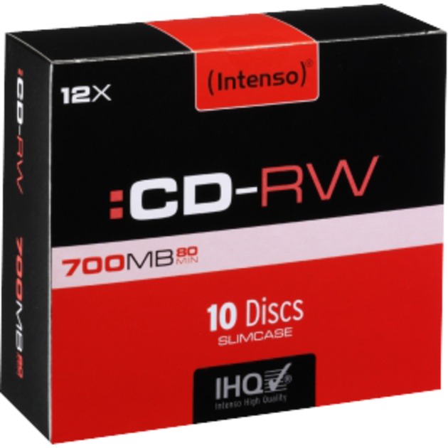 CD-RW 700MB / 80min, 12x CD-RW 700MB 10szt