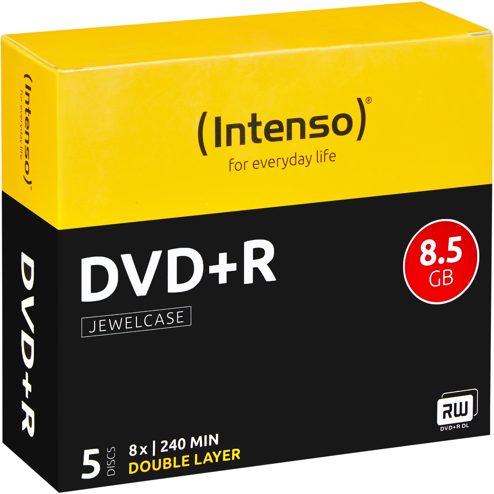 DVD+R 8.5GB, DL, 8x 8,5 GB