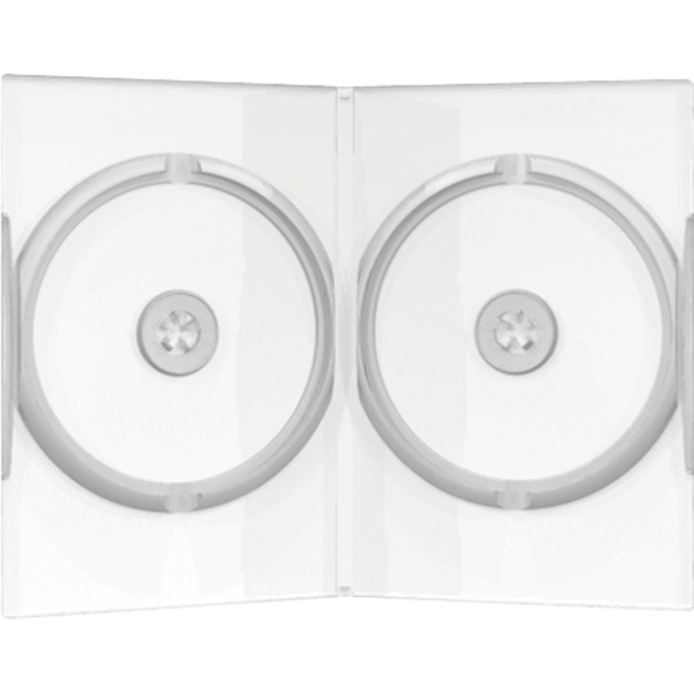 BOX26 opakowania na płyty CD Opakowanie na płytę DVD 2 dyski Przezroczysty, Futerał ochronny