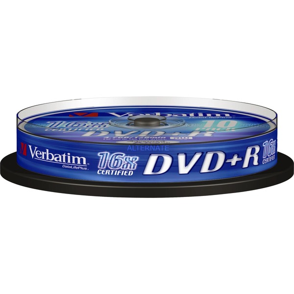 DVD+R Matt Silver 4,7 GB 10 szt