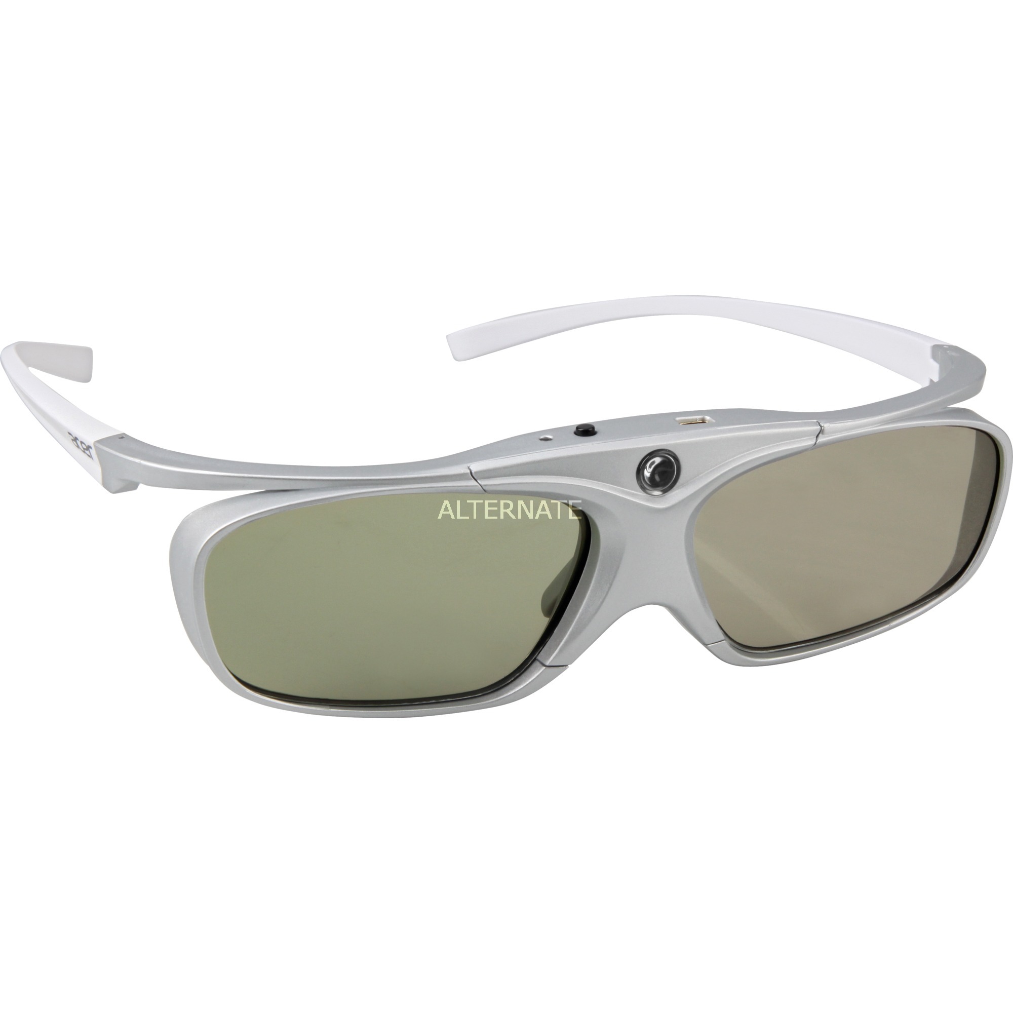 3D glasses E4w White / Silver Srebrny, Biały 1szt. stereoskopowe okulary 3D