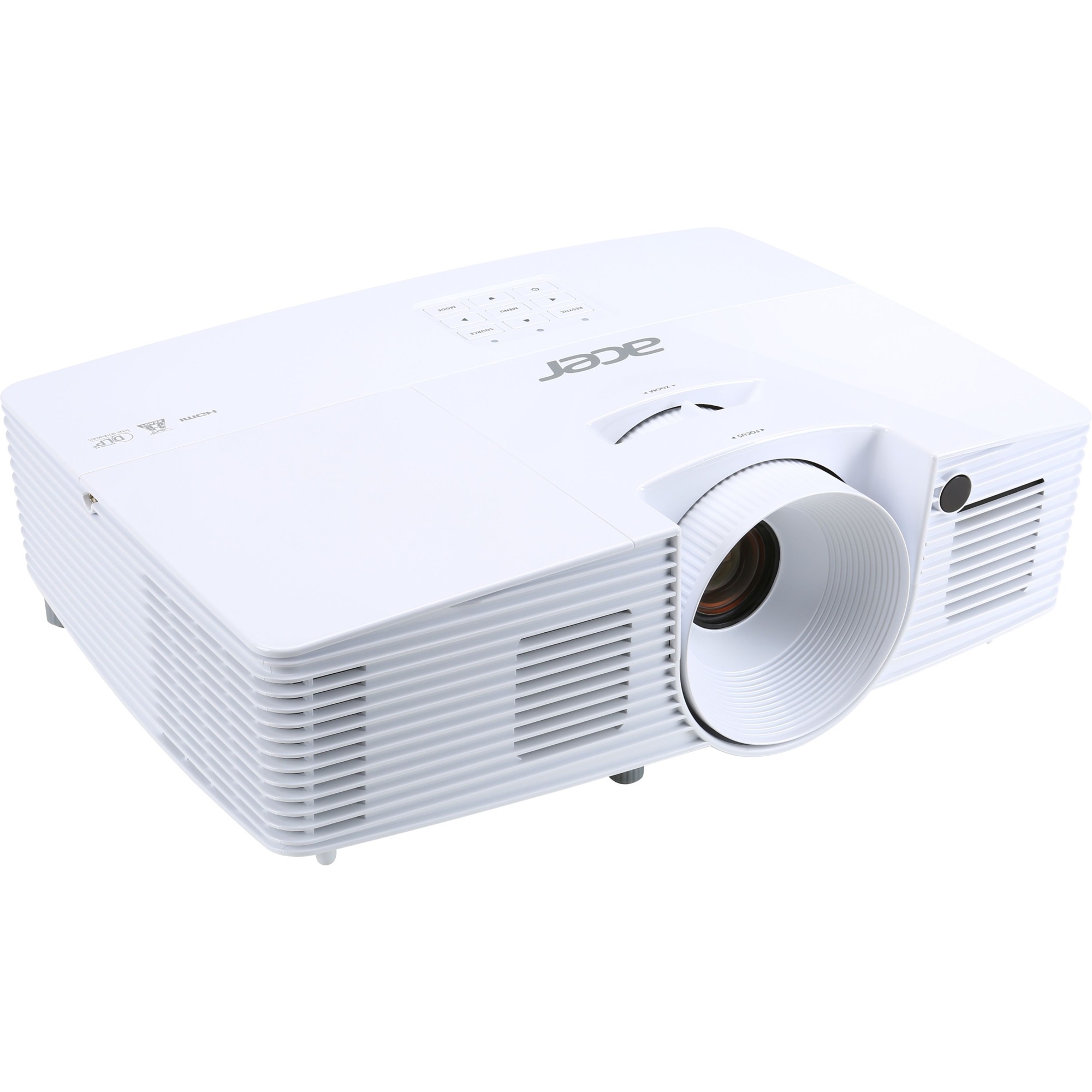 Essential X137WH projektor danych 3700 ANSI lumeny DLP WXGA (1280x800) Przenośny projektor Biały, Projektor DLP