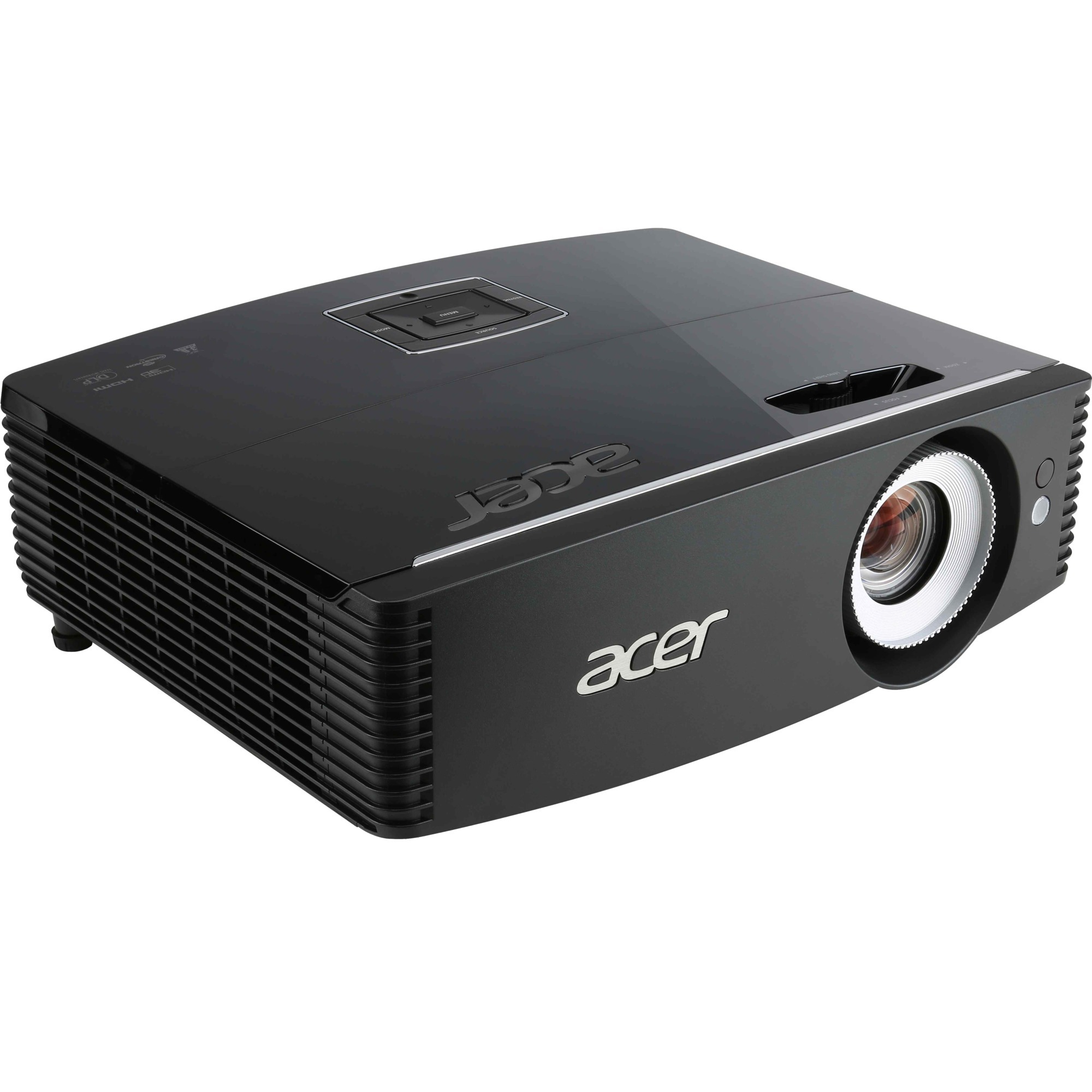 Professional and Education P6200 projektor danych 5000 ANSI lumeny DLP XGA (1024x768) Kompatybilność 3D Projektor pulpitowy Czarny, Projektor DLP