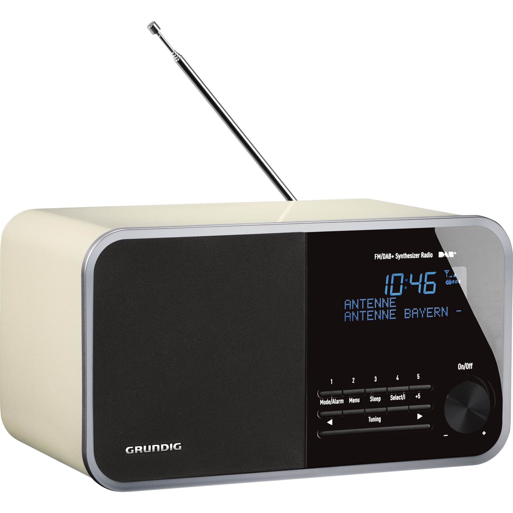 DTR 3000 DAB+ radio Osobisty Analogowe i cyfrowe Biały
