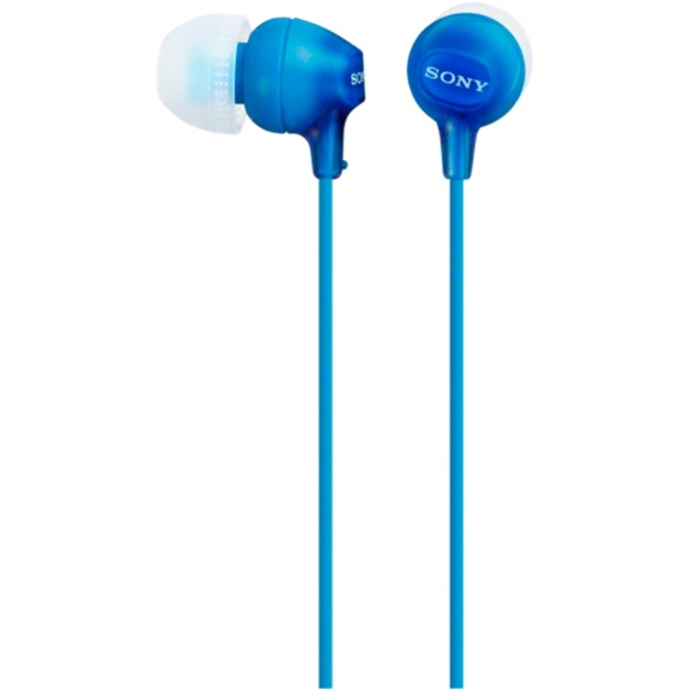 MDR-EX15AP zestaw słuchawkowy Binarny Douszny Niebieski Przewodowy, Słuchawki