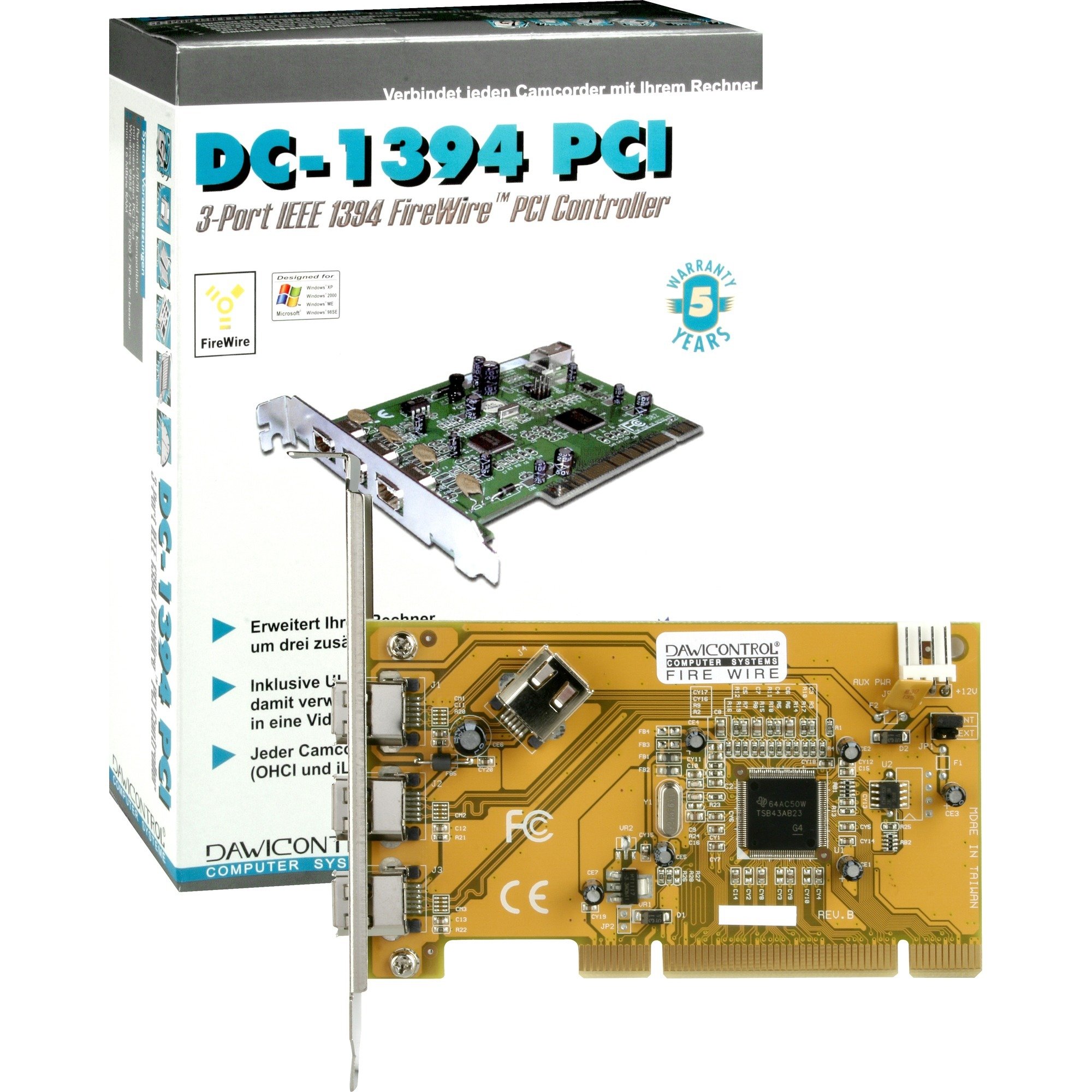 DC-1394 PCI FireWire Controller adapter, Kontroler