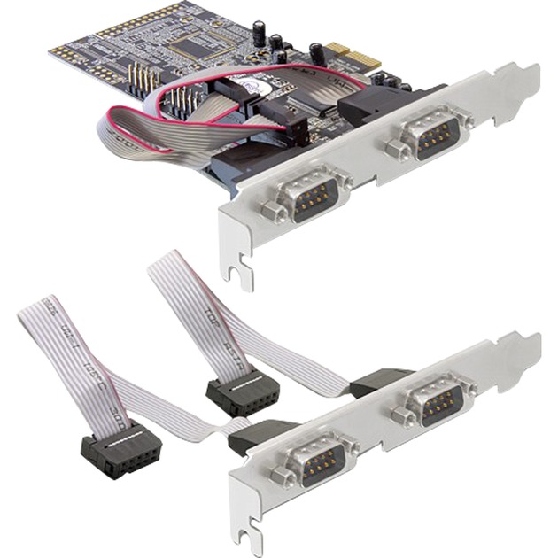 4 x serial PCI Express card adapter, Karta interfejsu