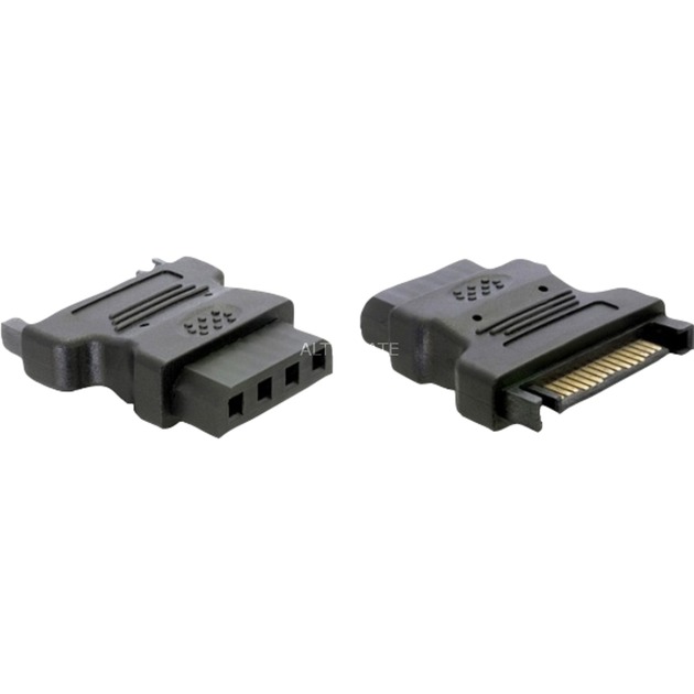 Adapter Power - IDE drive > 4 Pin SATA 15 p IDE 4p Czarny