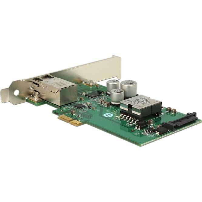 PCIe x1 IOI > LAN 1x RJ45 PoE+, Adapter sieciowy
