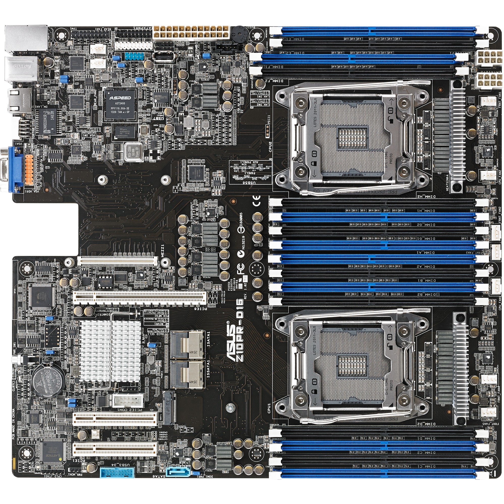 Z10PR-D16 płyta główna serwerów/stacji roboczych LGA 2011-v3 Intel C612 SSI EEB