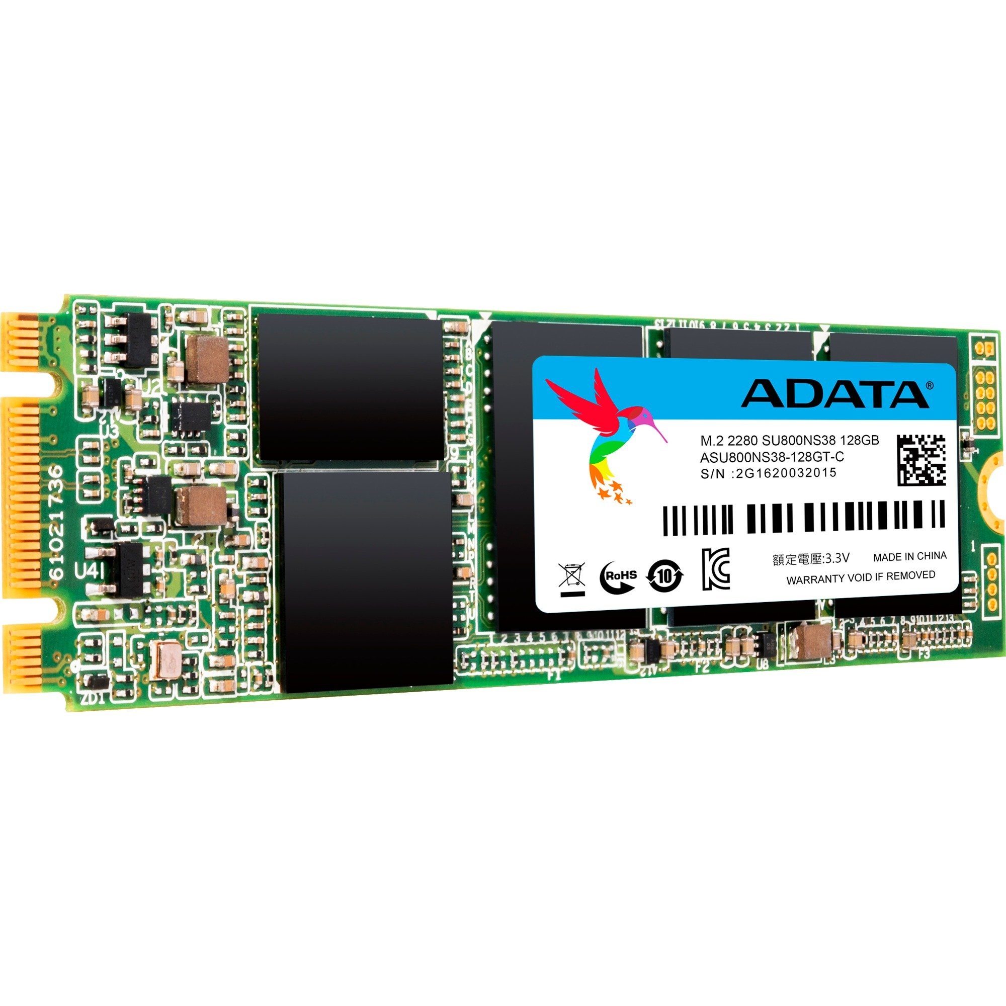 ASU800NS38-128GT-C urz?dzenie SSD 128 GB Serial ATA III M.2, Dysk SSD