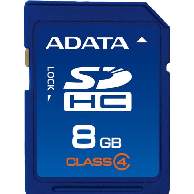 SDHC 8GB Class 4 8GB SDHC pamięć flash, Karty pamięci