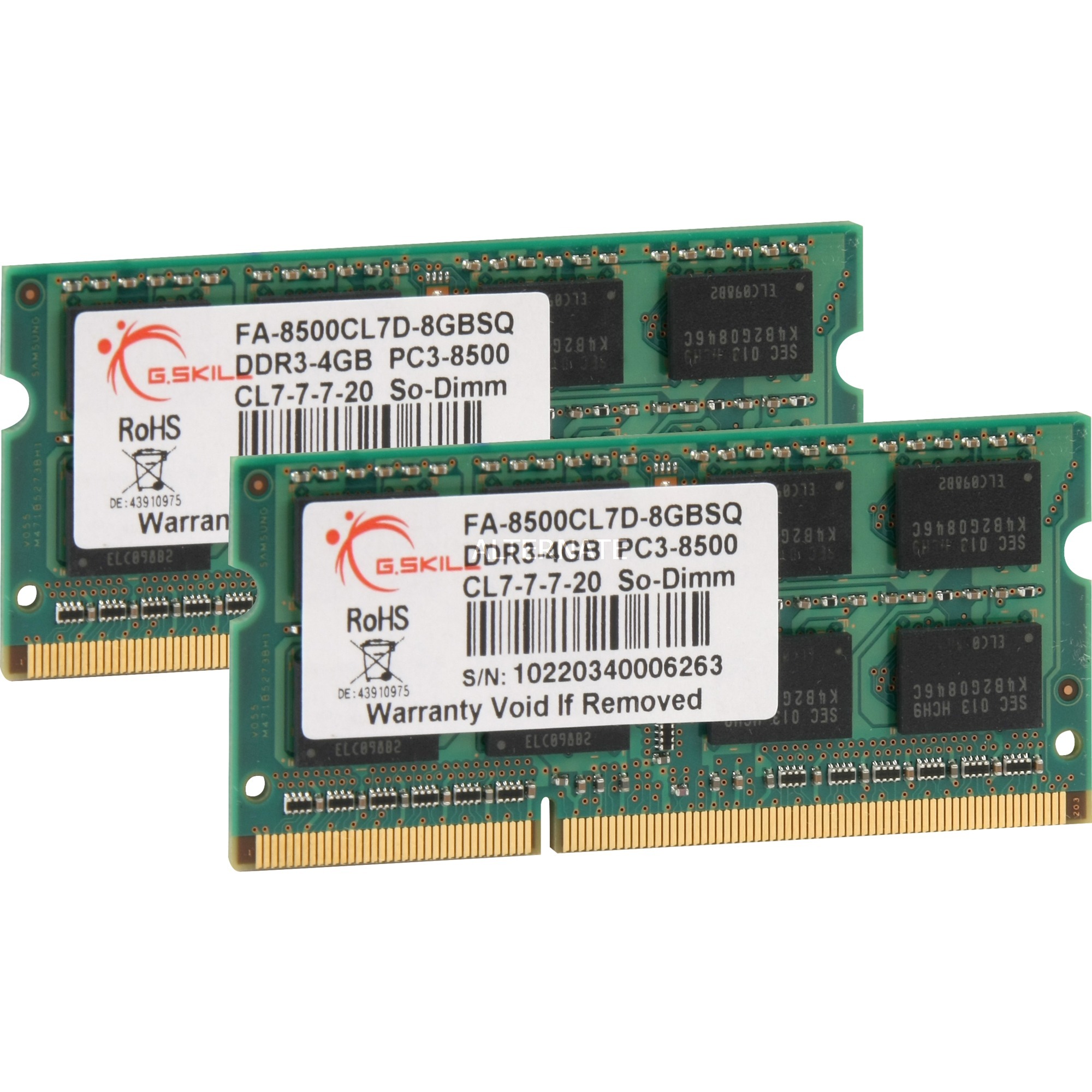FA-8500CL7D-8GBSQ 8GB DDR3 1066Mhz moduł pamięci, Pamięc operacyjna