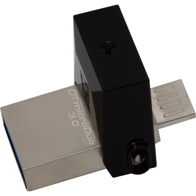 DataTraveler 32GB microDuo 3.0 pamięć USB 3.0 (3.1 Gen 1) Złącze USB typu A Czarny, Nośnik Pendrive USB