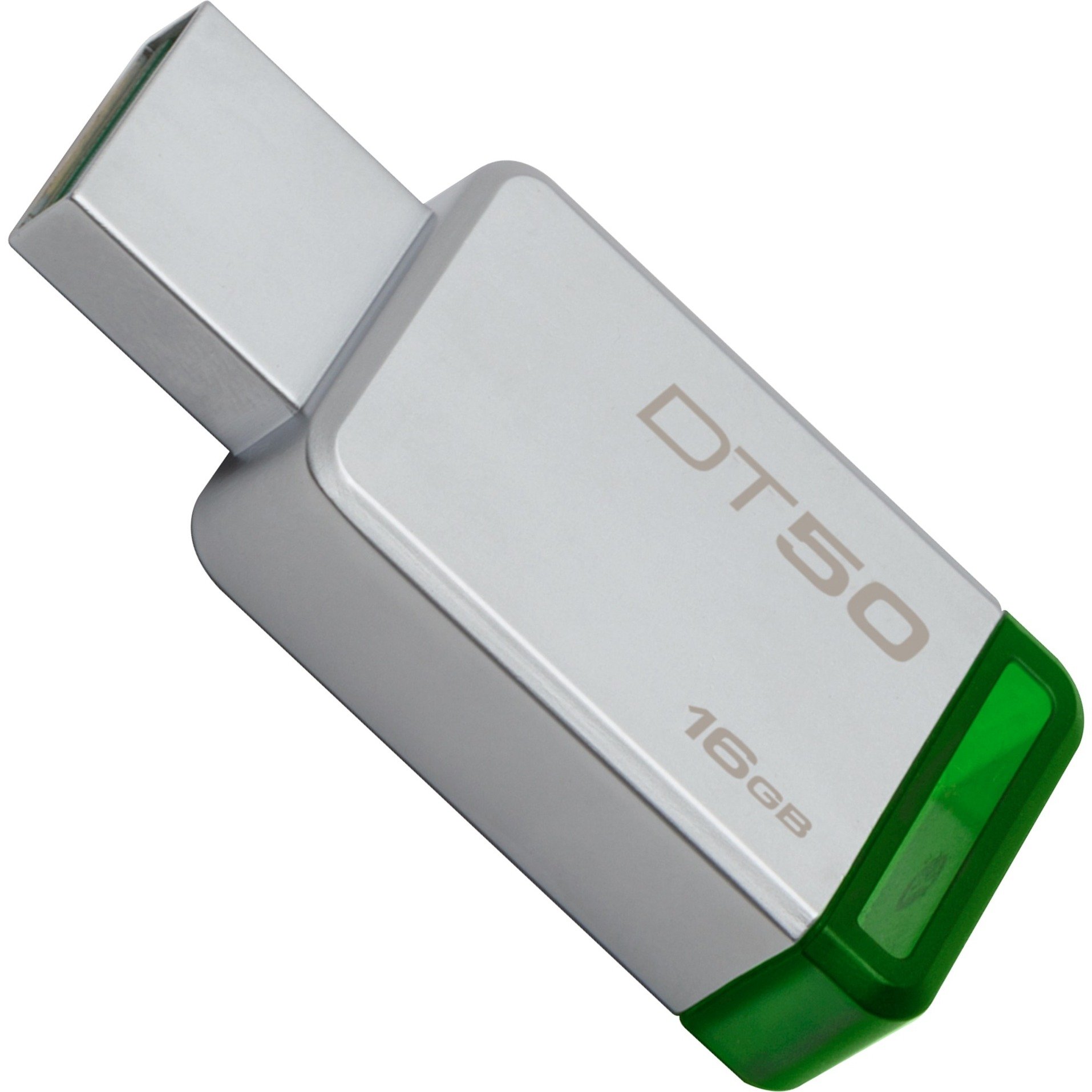 DataTraveler 50 16GB pami?? USB 3.0 (3.1 Gen 1) Z??cze USB typu A Zielony, Srebrny, No?nik Pendrive USB