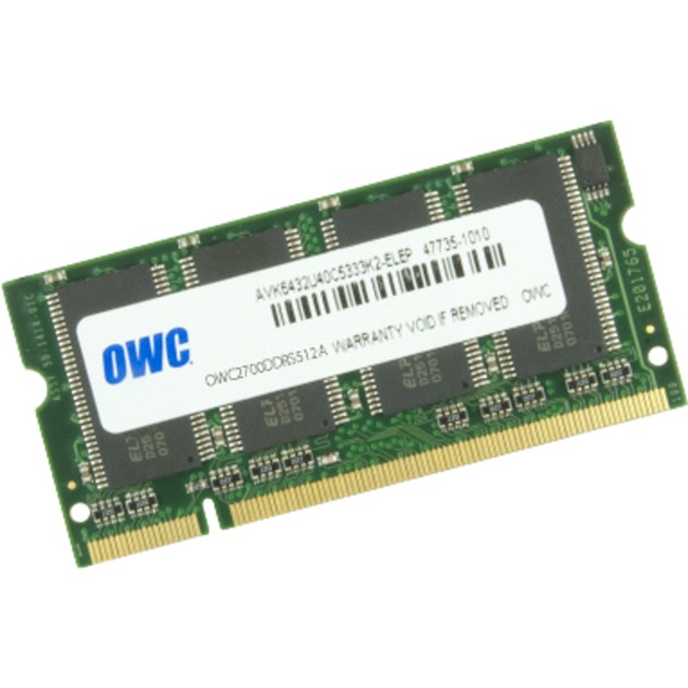 OWC2700DDRS512A 0.5GB DDR 333Mhz moduł pamięci, Pamięc operacyjna