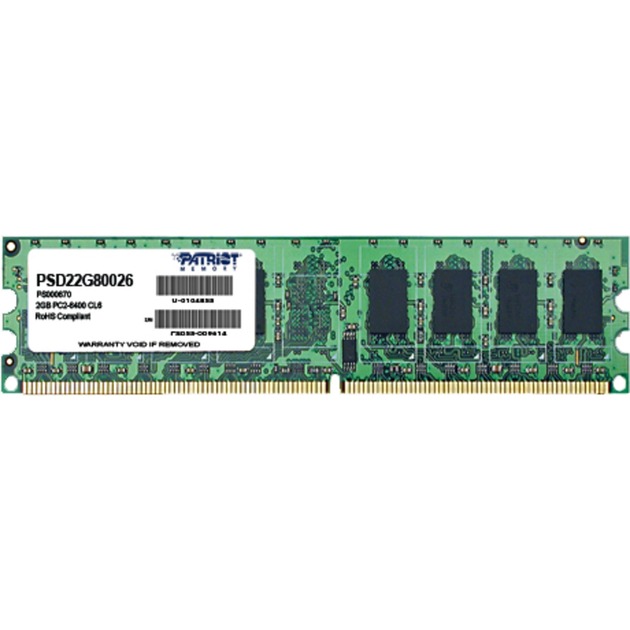 2GB PC2-6400 moduł pamięci DDR2 800 Mhz, Pamięc operacyjna